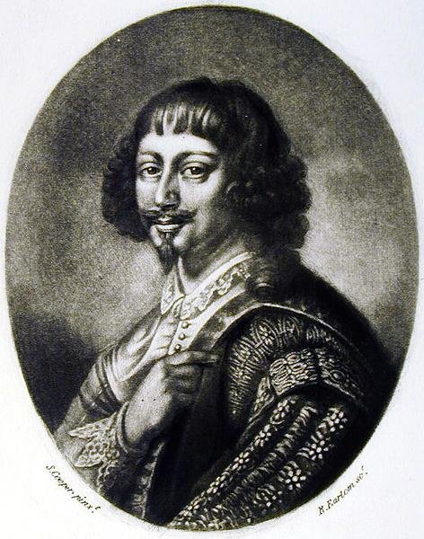 Endymion Porter (1587-1649) ilustracja z Portretów postaci sławnych w historii Wielkiej Brytanii, rytowana przez Richarda Earloma (1743-1822) (mezzotinta) autorstwa Samuel after Cooper