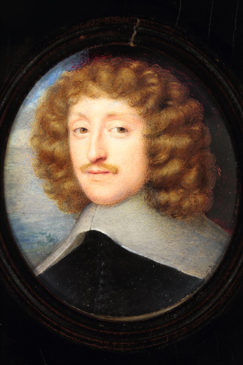 William Villiers, 2. wicehrabia Grandison (akwarela na welinie) autorstwa Samuel (cicle of) Cooper