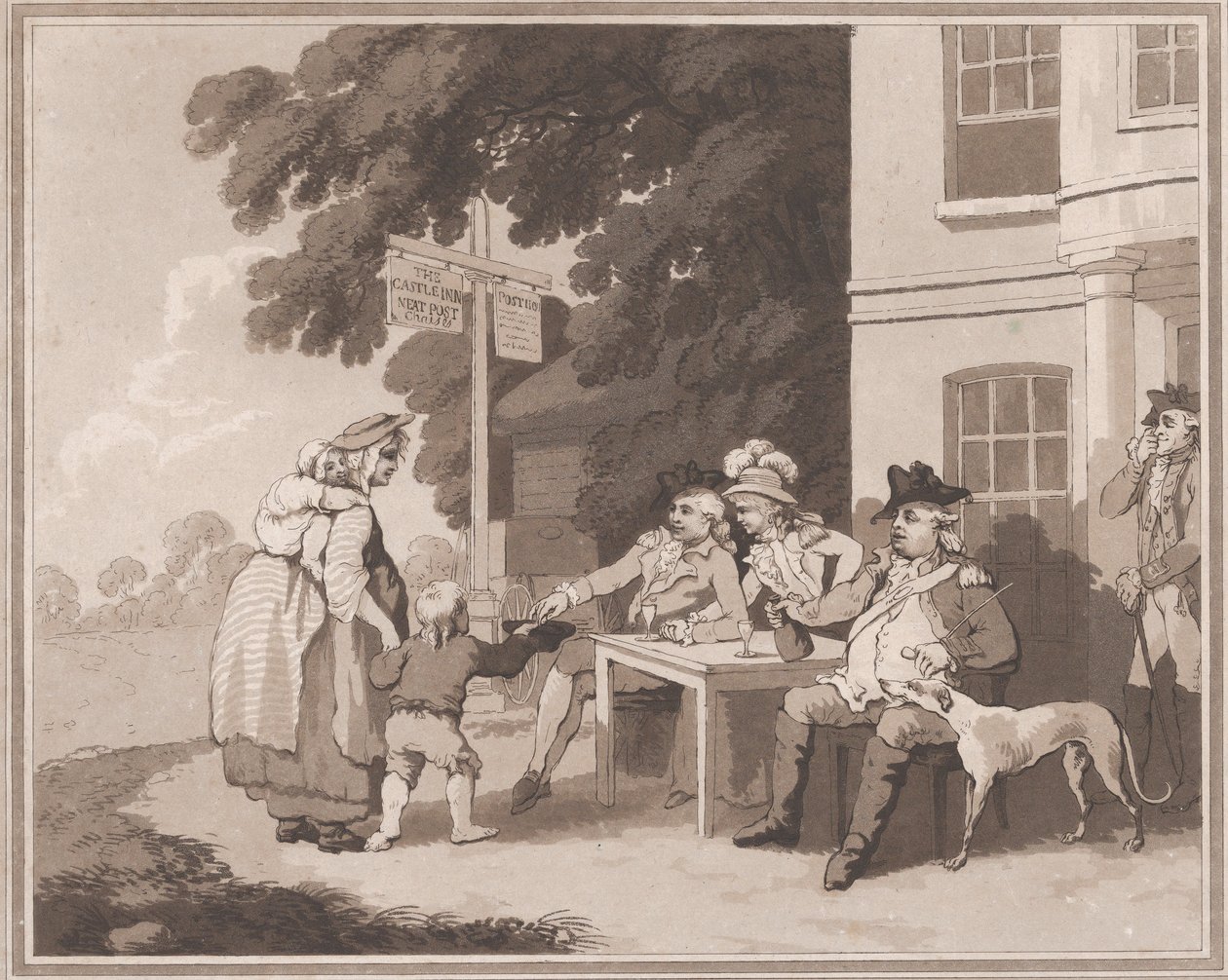Dobroczynność, 25 listopada 1792. autorstwa Samuel Alken