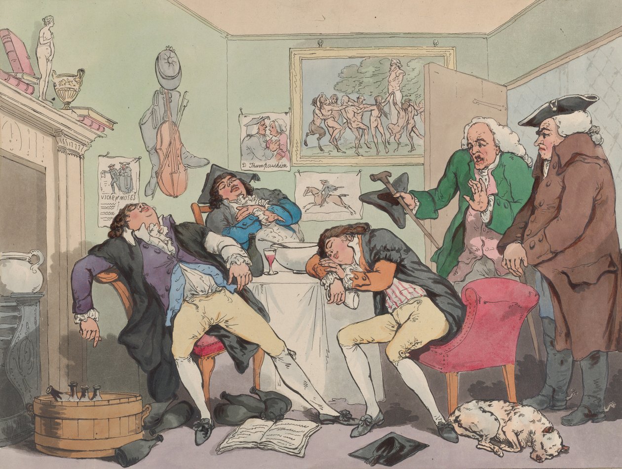 O Tempora, O Mores!, grudzień 1799. autorstwa Samuel Alken
