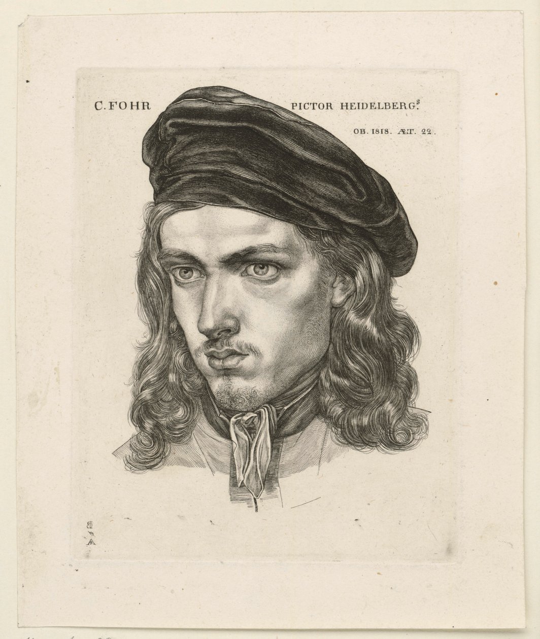 Portret Karla Philippa Fohra autorstwa Samuel Amsler