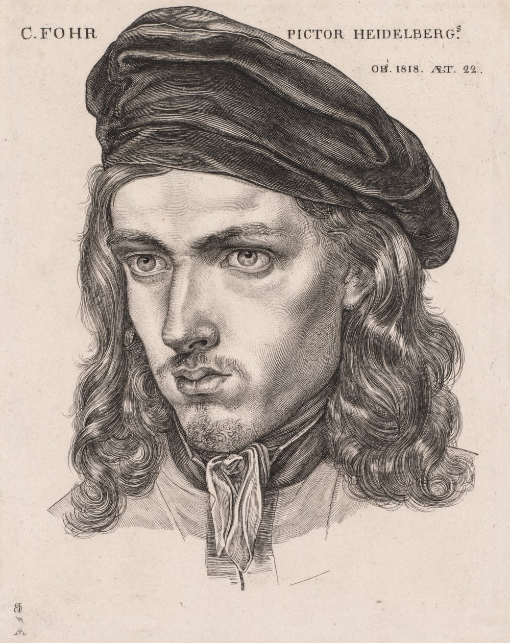 Portret Carla Philippa Fohra autorstwa Samuel Amsler