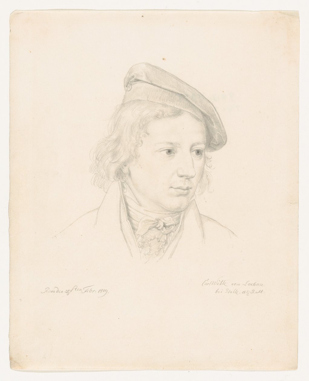 Portret Johanna Heinricha Friedricha Carla Wittego autorstwa Samuel Amsler