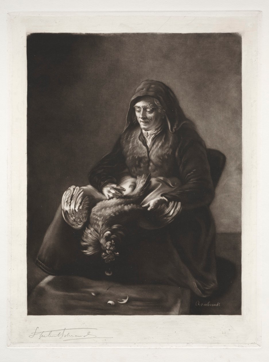 Matka Rembrandta, XIX-XX w. autorstwa Samuel Arlent Edwards