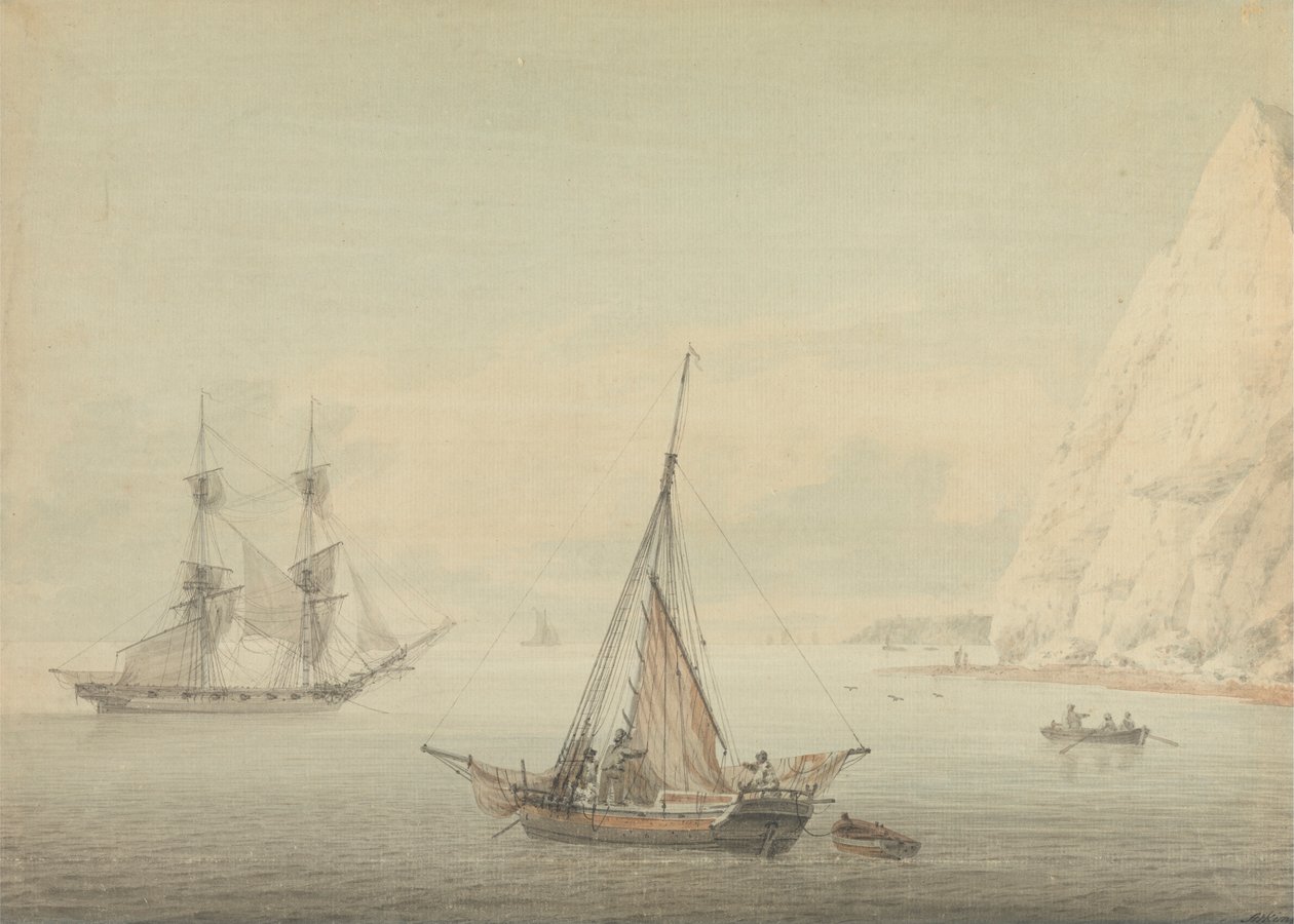 Klif Szekspira, Dover autorstwa Samuel Atkins