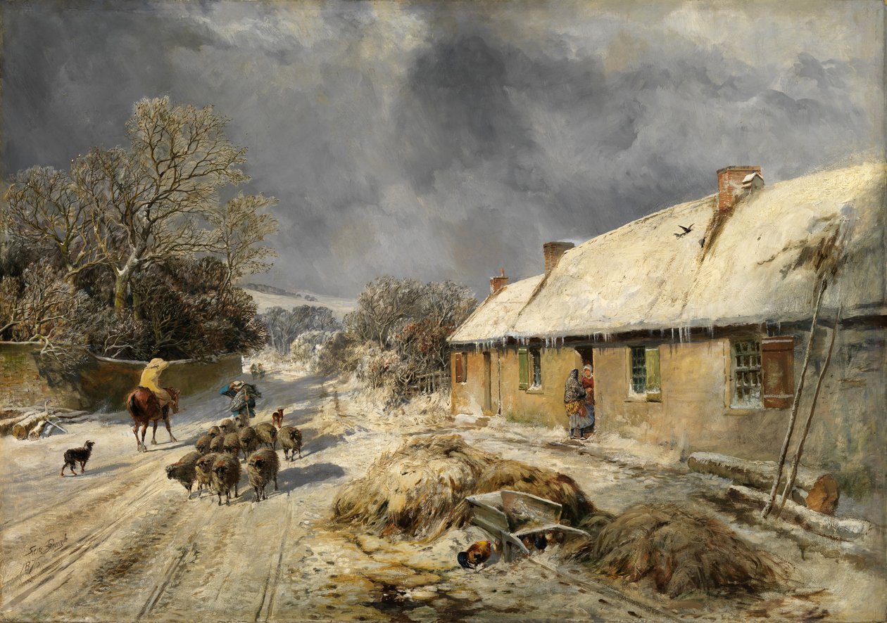 Domek Burnsa, Alloway autorstwa Samuel Bough