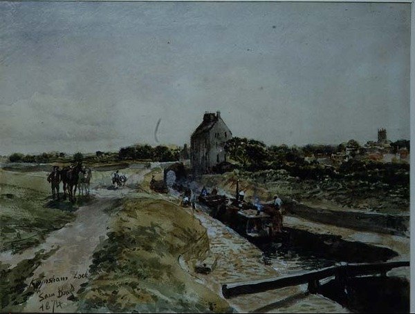 Keynsham Lock autorstwa Samuel Bough