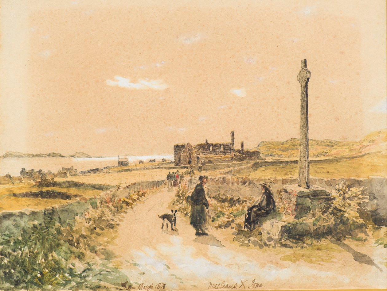 Krzyż MacLeana, Iona autorstwa Samuel Bough