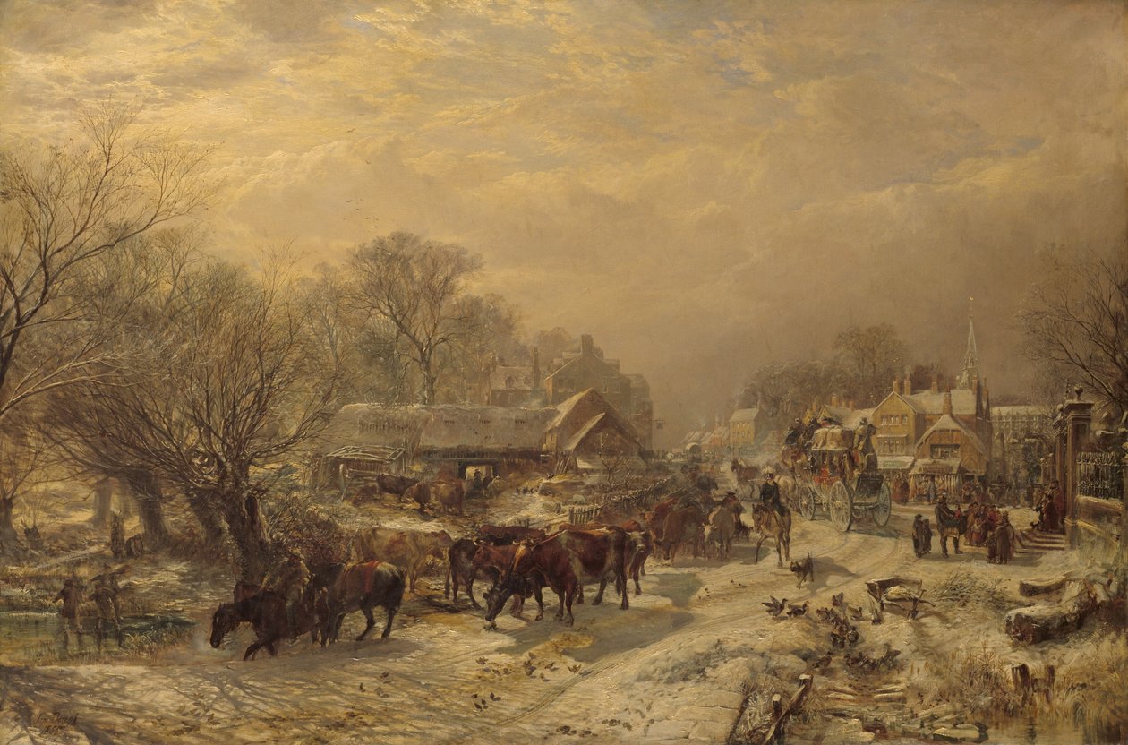 Trener poczty autorstwa Samuel Bough