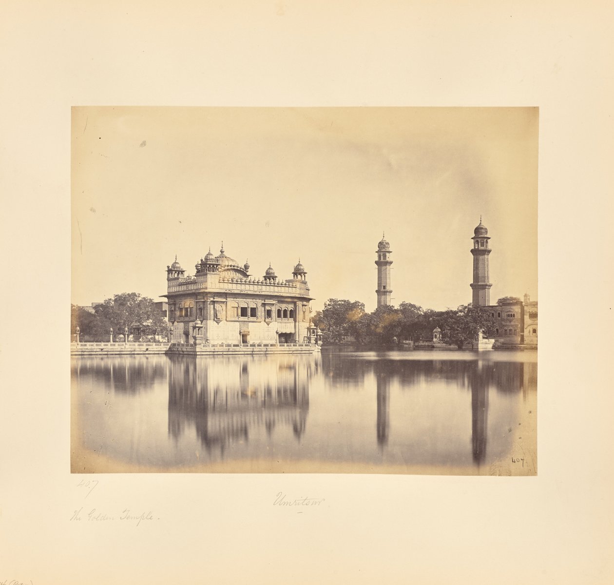 Amritsar - Złota Świątynia autorstwa Samuel Bourne