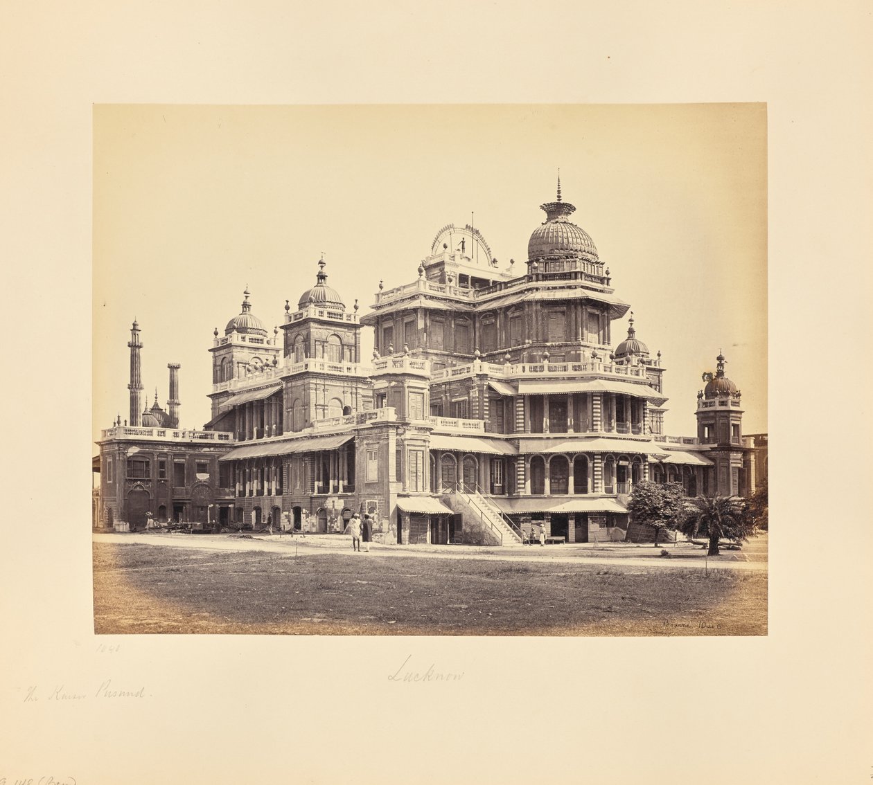 Lucknow; Kaiser Pasund od południowego zachodu [sic] autorstwa Samuel Bourne