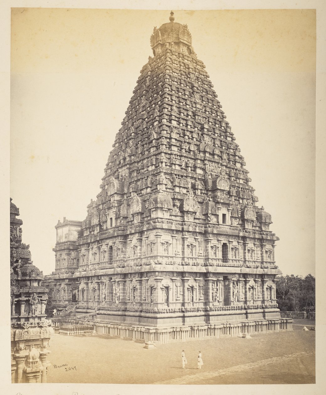 Wielka Pagoda, Tanjore, z murów obronnych autorstwa Samuel Bourne