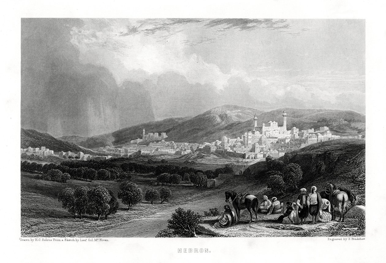 Hebron, 1887 autorstwa Samuel Bradshaw