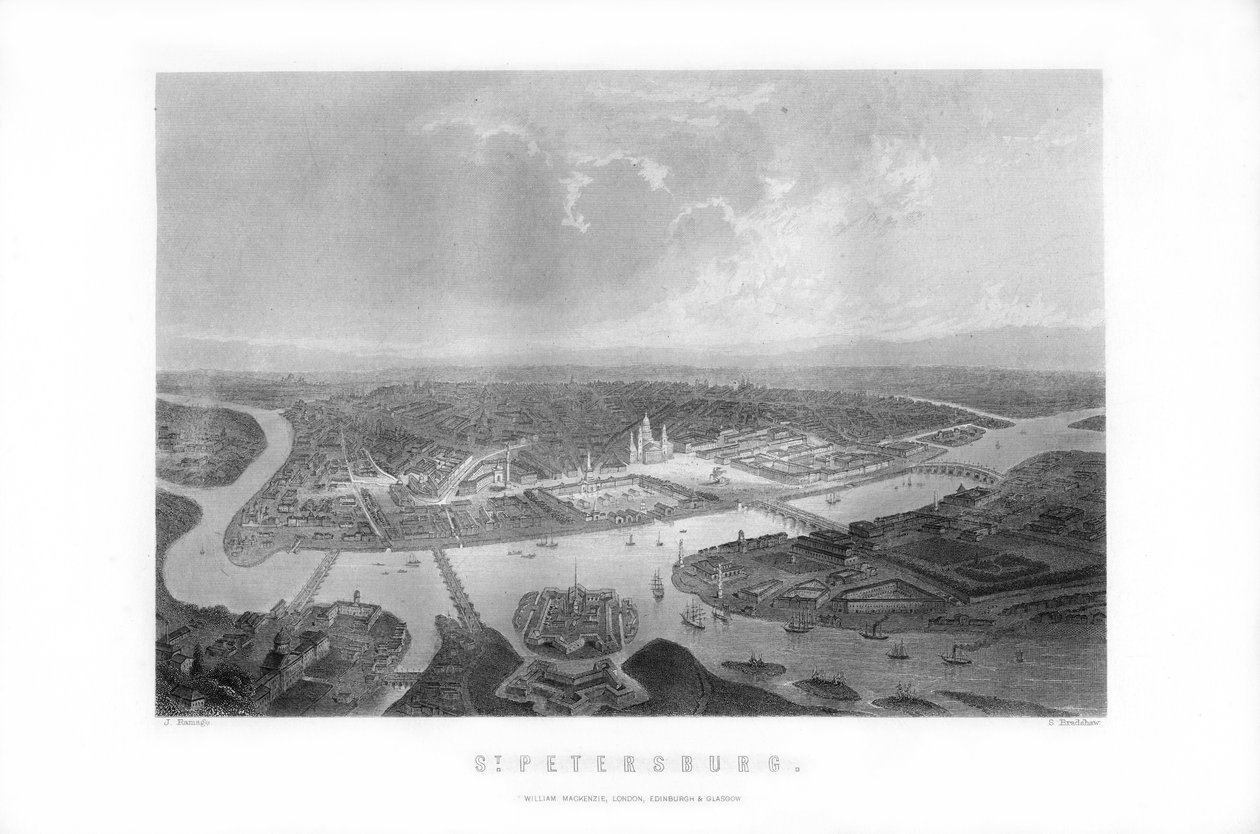 Petersburg, północno-zachodnia Rosja, 1893 autorstwa Samuel Bradshaw