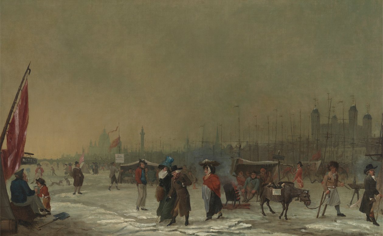 Mróz na Tamizie autorstwa Samuel Collings