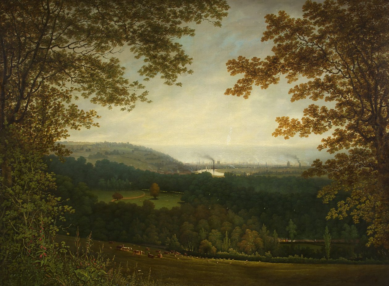 Widok na Bristol z Ashton Park autorstwa Samuel Colman