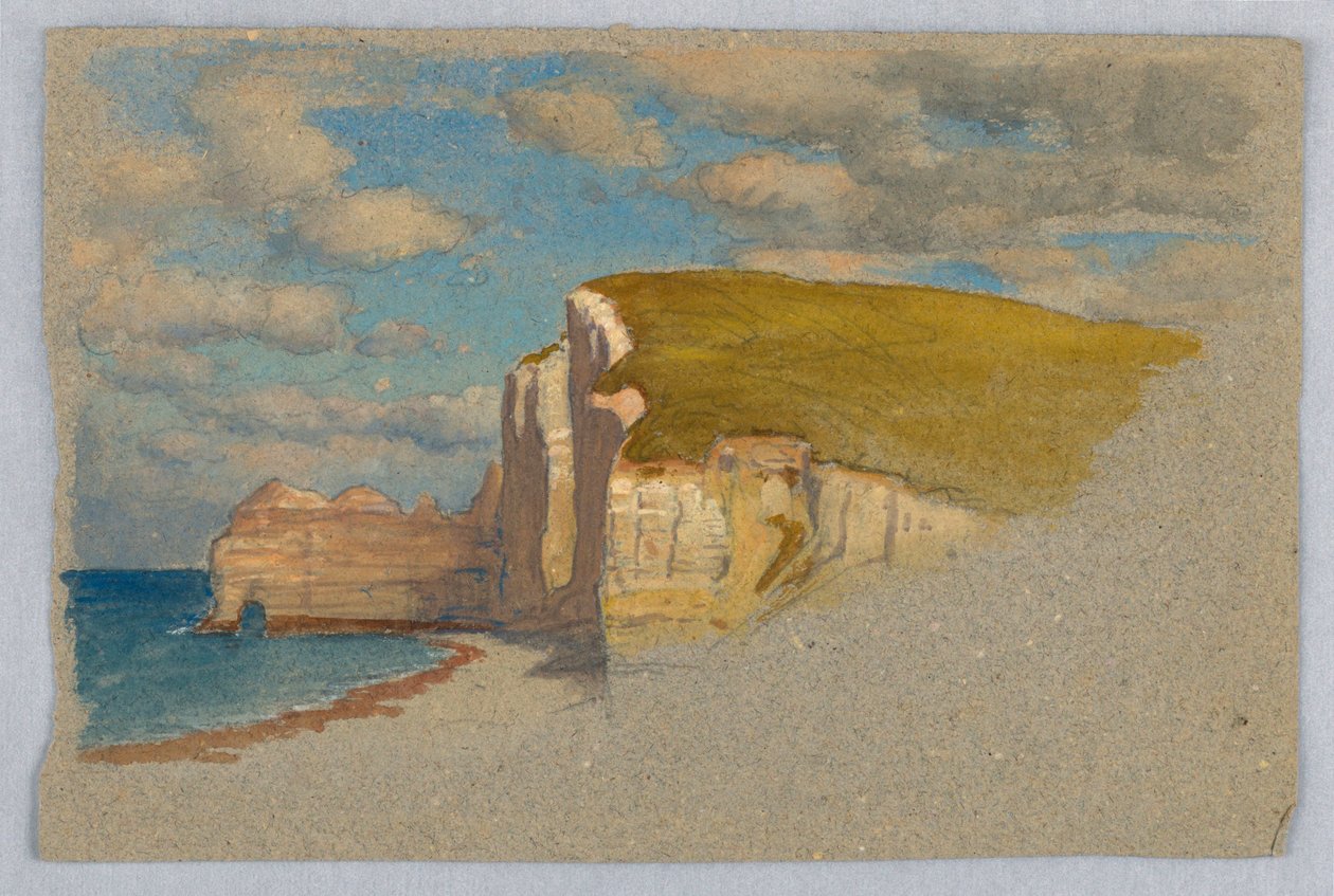 Klify w Etretat autorstwa Samuel Colman