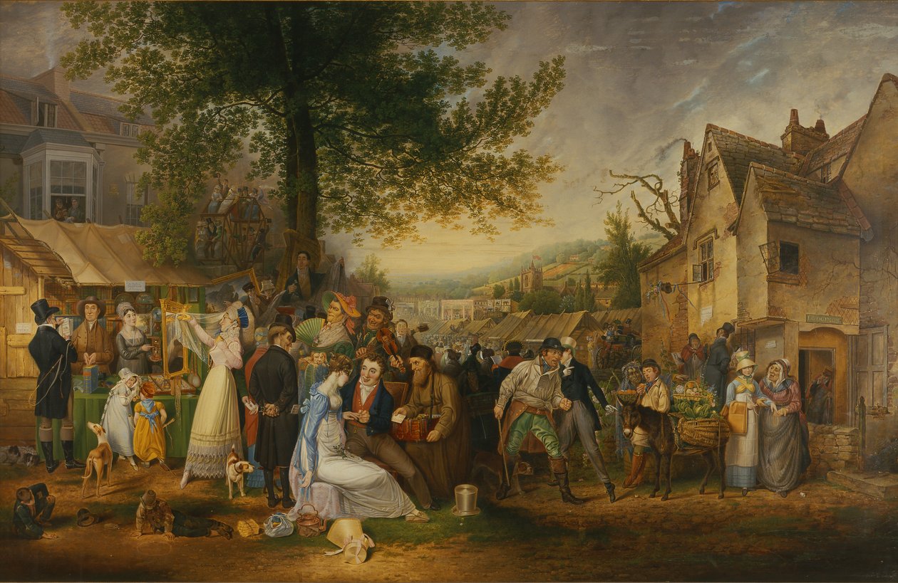 Jarmark św. Jakuba, Bristol autorstwa Samuel Colman