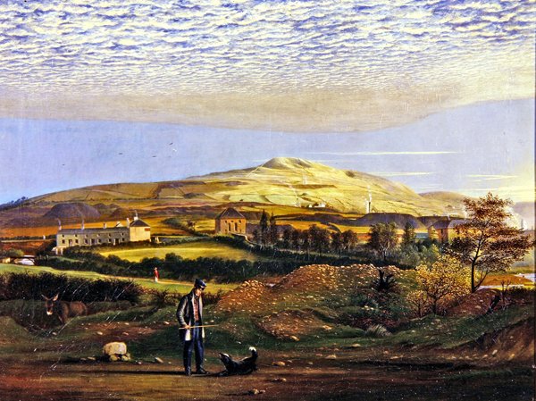 Kopalnie West Country (olej na płótnie) autorstwa Samuel Colman