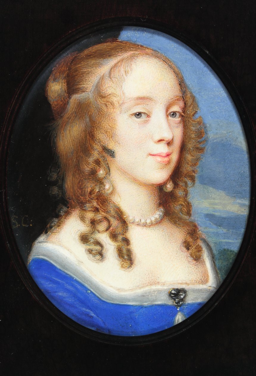 Anne Stephens, Lady Pye (akwarela na welinie) autorstwa Samuel Cooper