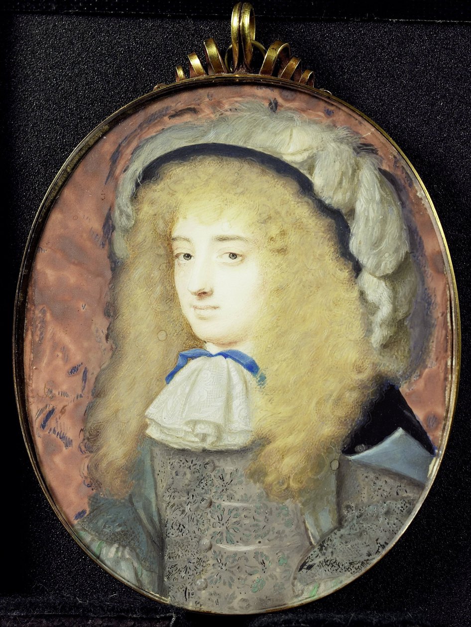 Portret Frances Teresy Stuart (1647-1702), księżnej Richmond i Lennox, w stroju męskim autorstwa Samuel Cooper
