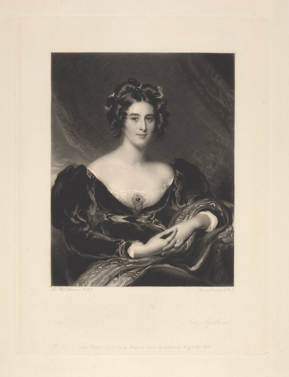 Lady Lyndhurst autorstwa Samuel Cousins