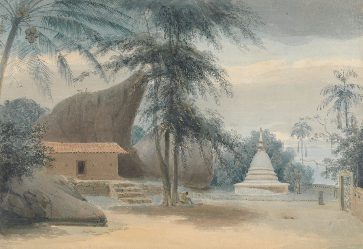 Scena między Galle a Maturą, około sześciu mil od Galle autorstwa Samuel Daniell