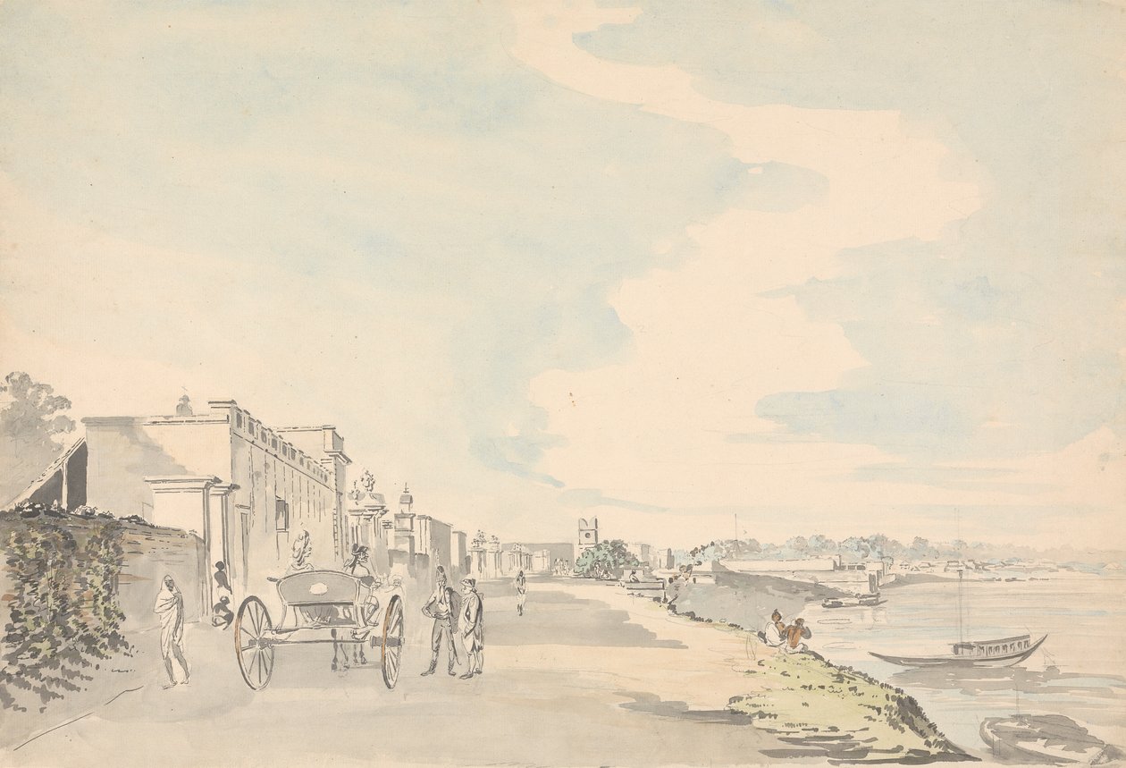 Chandernagore, Bengal Zachodni autorstwa Samuel Davis