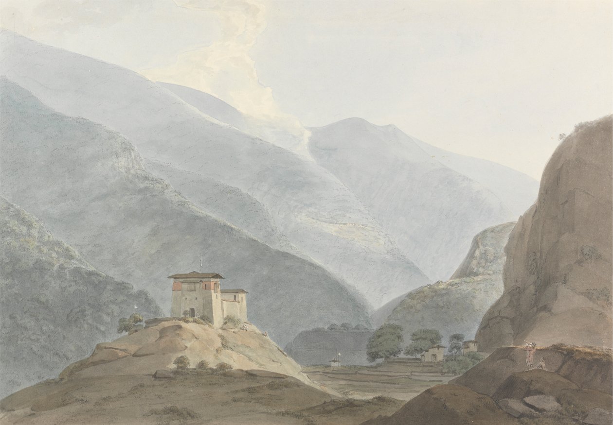 Zamek Chokha w Bhutanie autorstwa Samuel Davis