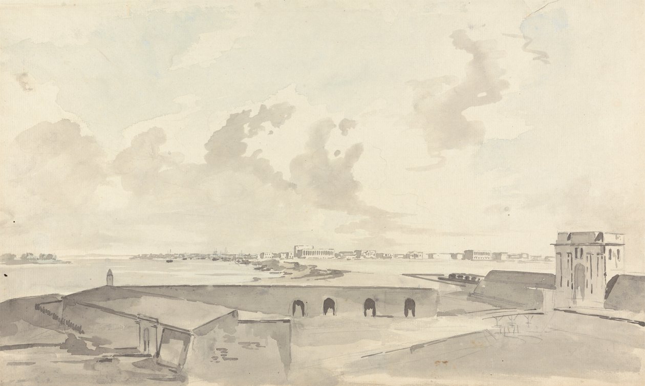 Fort William w Kalkucie autorstwa Samuel Davis