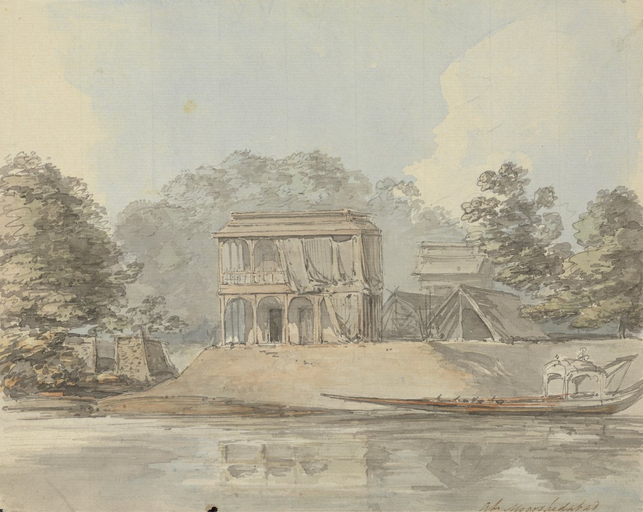 Moorshedabad [Murshidabad] autorstwa Samuel Davis