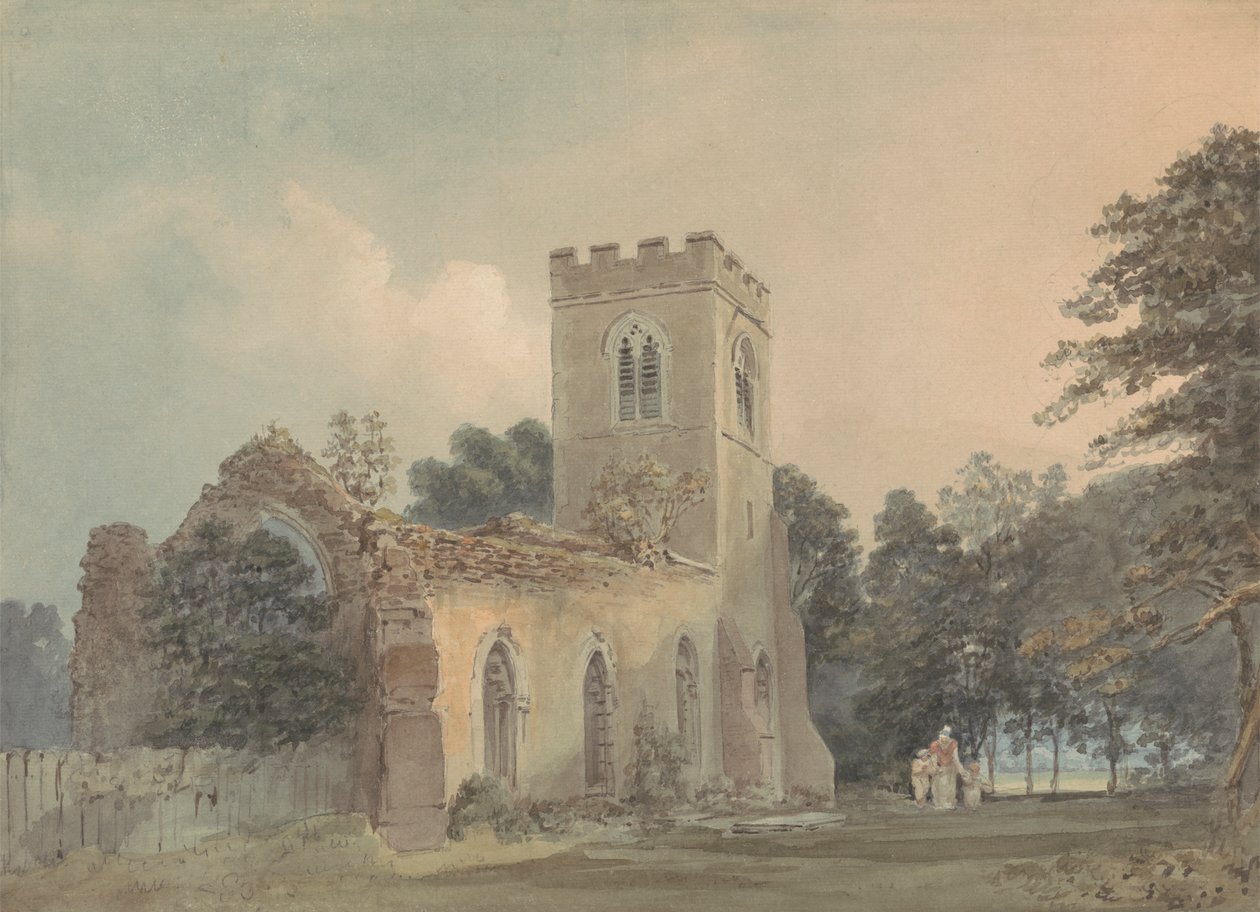 Antiga Igreja de St. Lawrence, Ayot St. Lawrence, Hertfordshire polonês autorstwa Samuel Davis