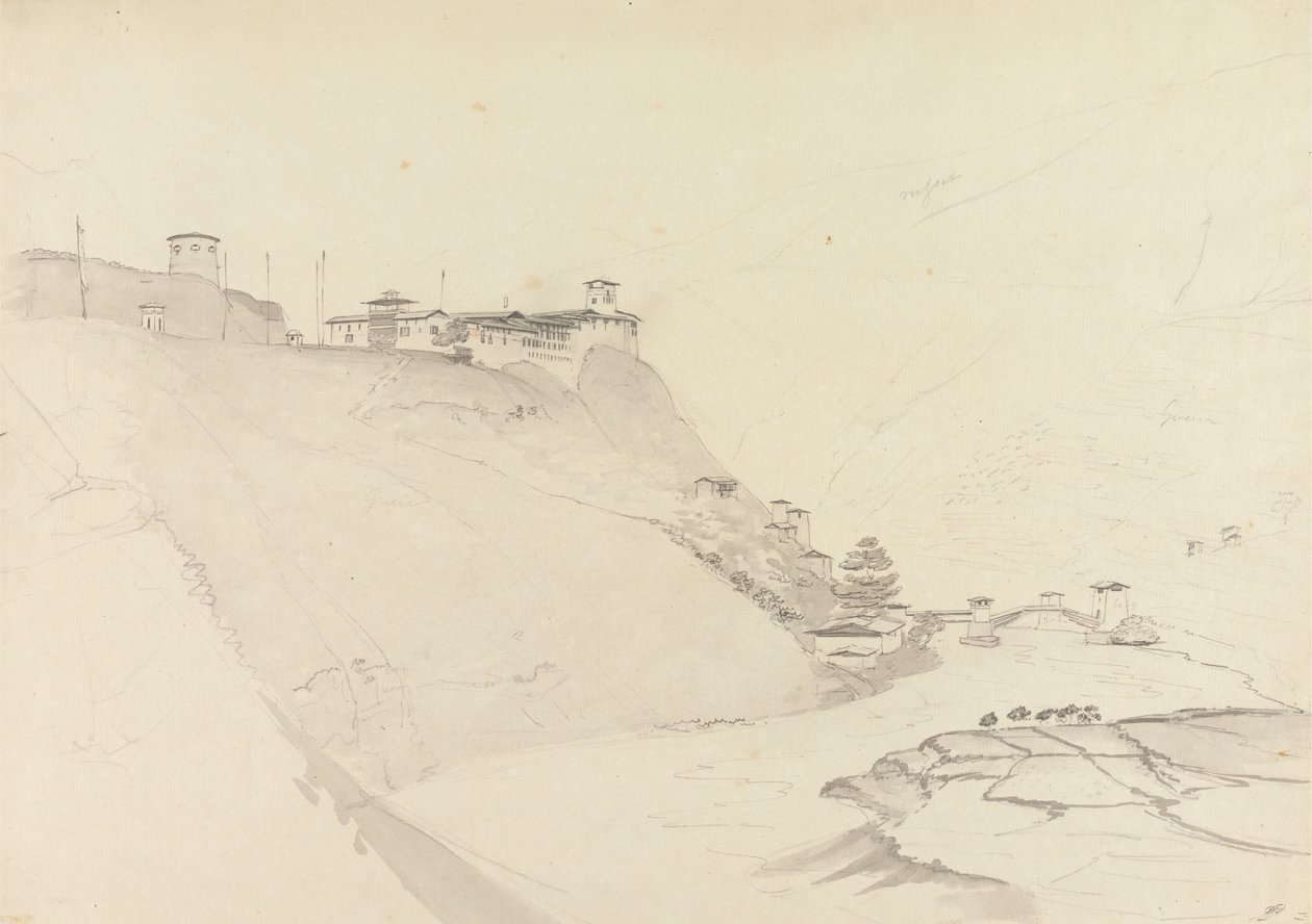 Wandpore [Wandu Phodrang] autorstwa Samuel Davis