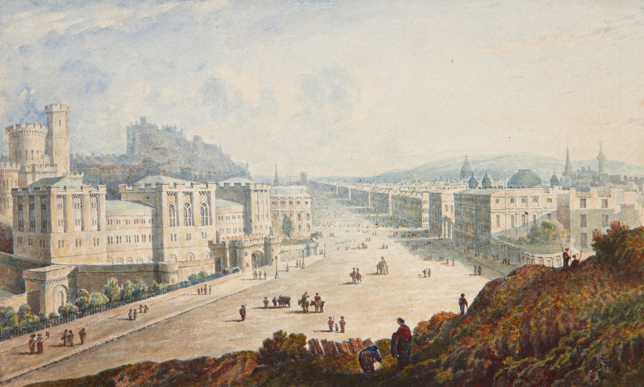 Widok na Edynburg autorstwa Samuel Dukinfield Swarbreck