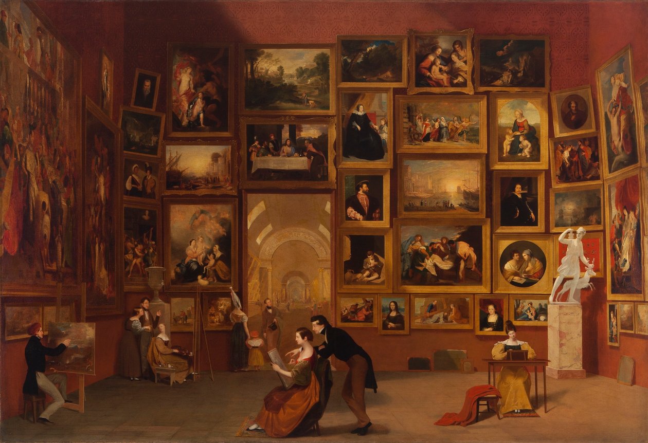 Galeria Luwru autorstwa Samuel Finley Breese Morse