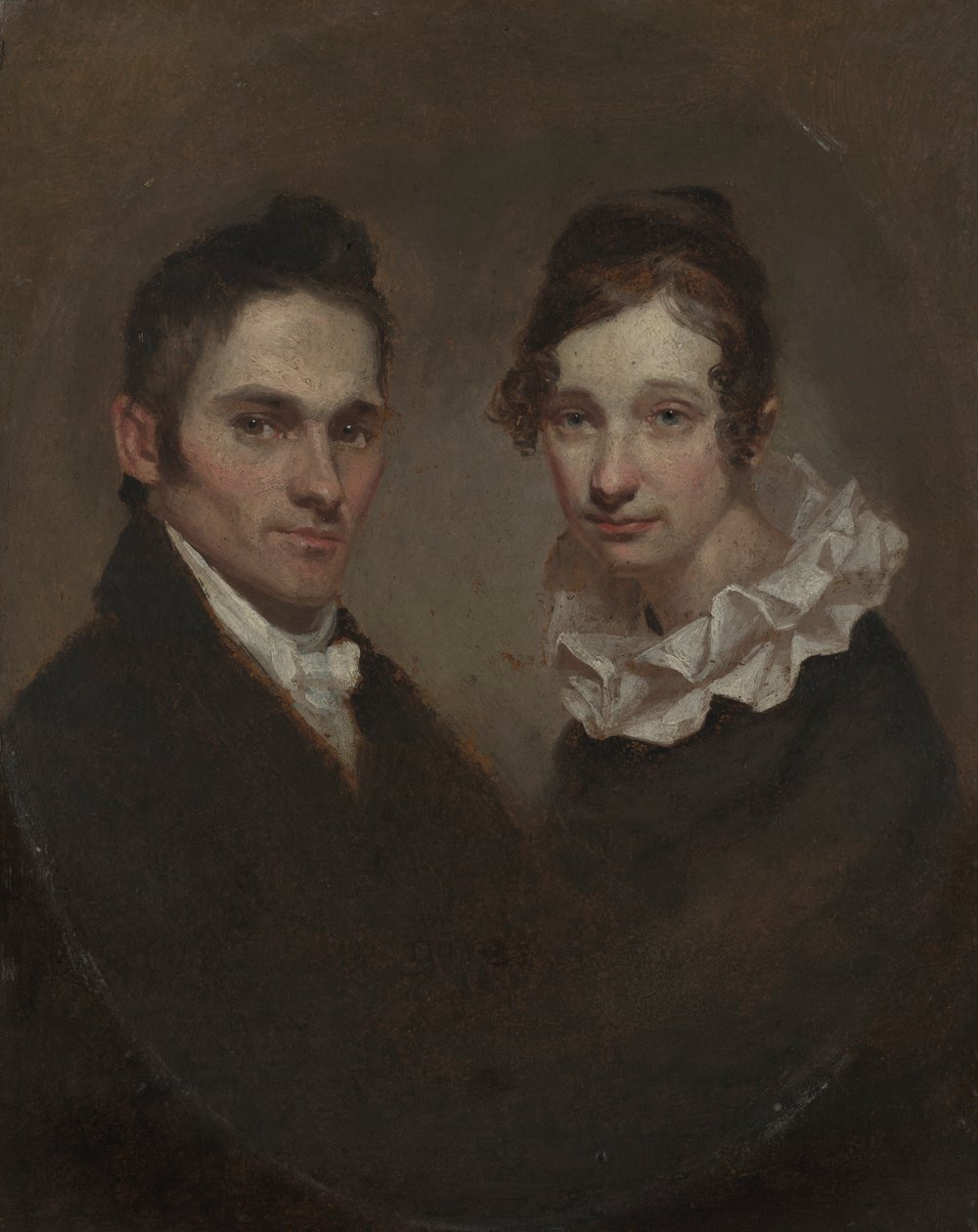 Wielebny Hiram Bingham i Sybil Moseley Bingham (1789 autorstwa Samuel Finley Breese Morse
