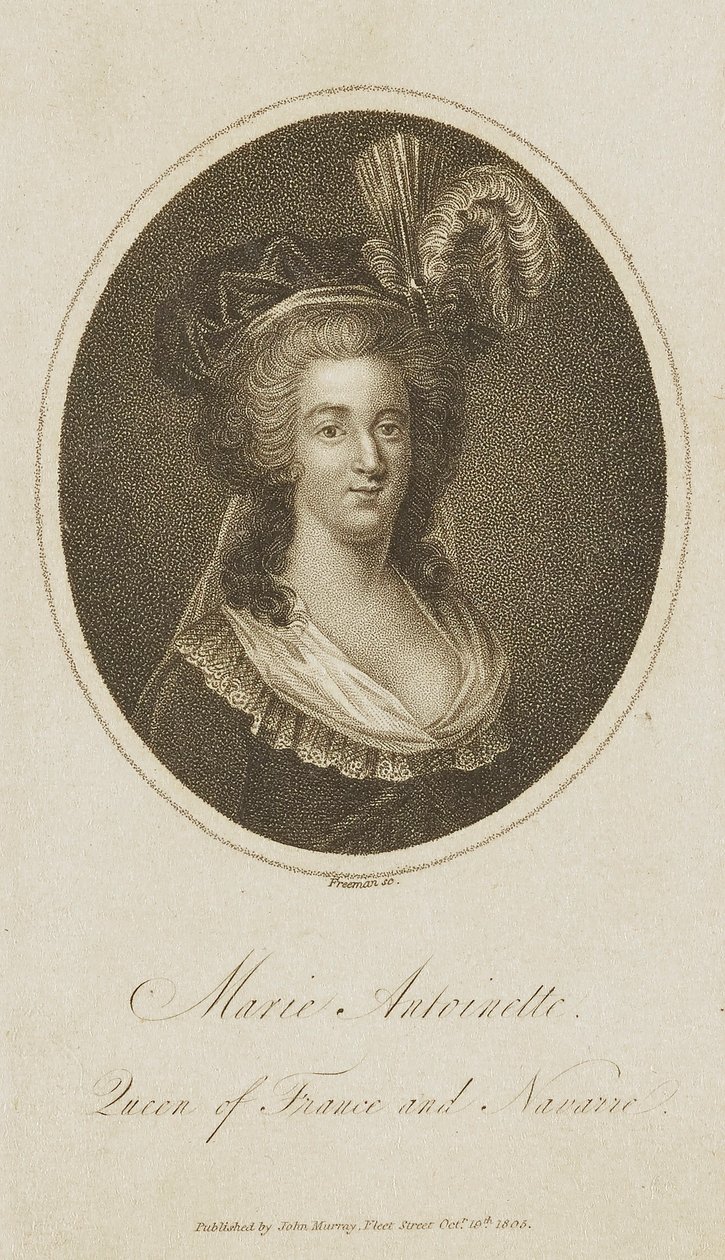 Maria Antonina, królowa Francji i Nawarry autorstwa Samuel Freeman