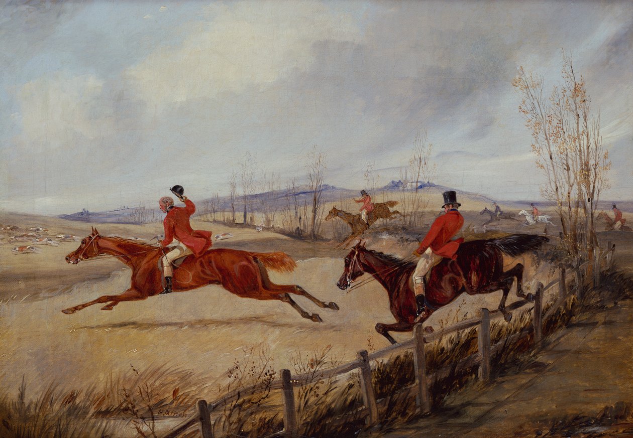 Full Cry (olej na płótnie) autorstwa Samuel Henry Alken