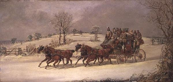 Ipswich do Londynu Autokar autorstwa Samuel Henry Alken