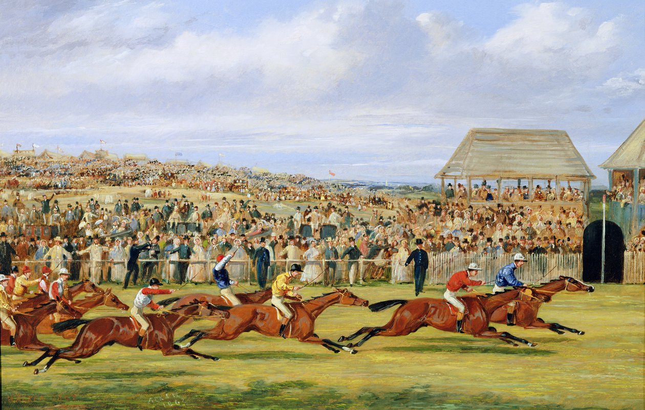 Zakończenie 1862 Derby, 1862 (patrz 451912 dla pary) autorstwa Samuel Henry Alken