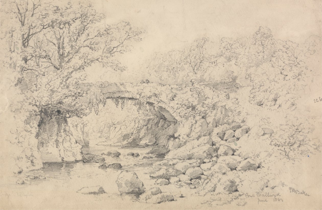 Most Mallwyd autorstwa Samuel Henry Baker