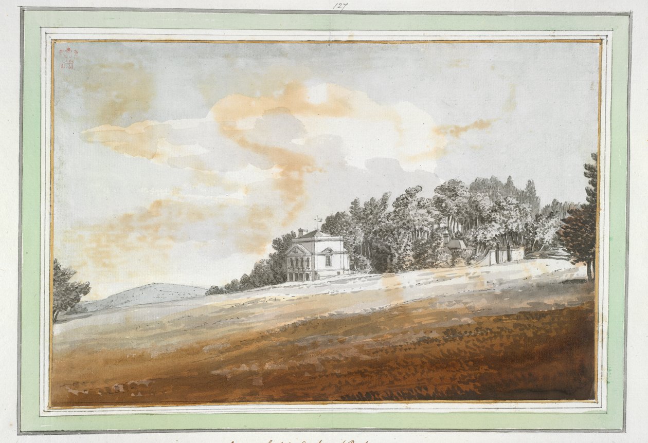 Carney Seat w Goodwood Park autorstwa Samuel Hieronymous Grimm
