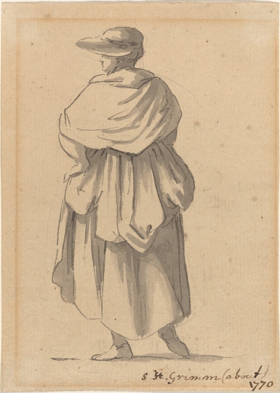 Wieśniaczka autorstwa Samuel Hieronymus Grimm