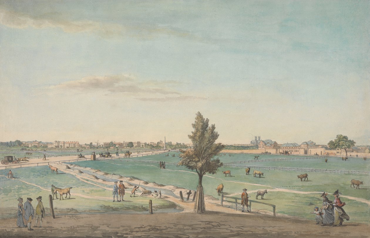 Kennington Common autorstwa Samuel Hieronymus Grimm