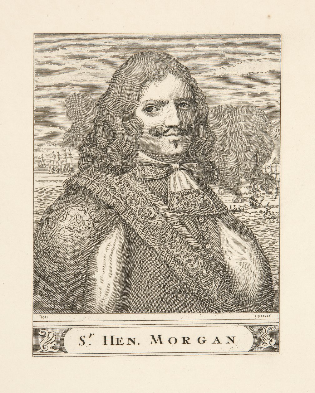 Sir Henry Morgan, wyd. 1911 autorstwa Samuel Hollyer