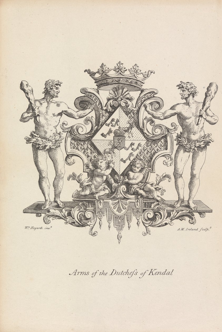 Ramiona Cutchess of Kendal autorstwa Samuel Ireland