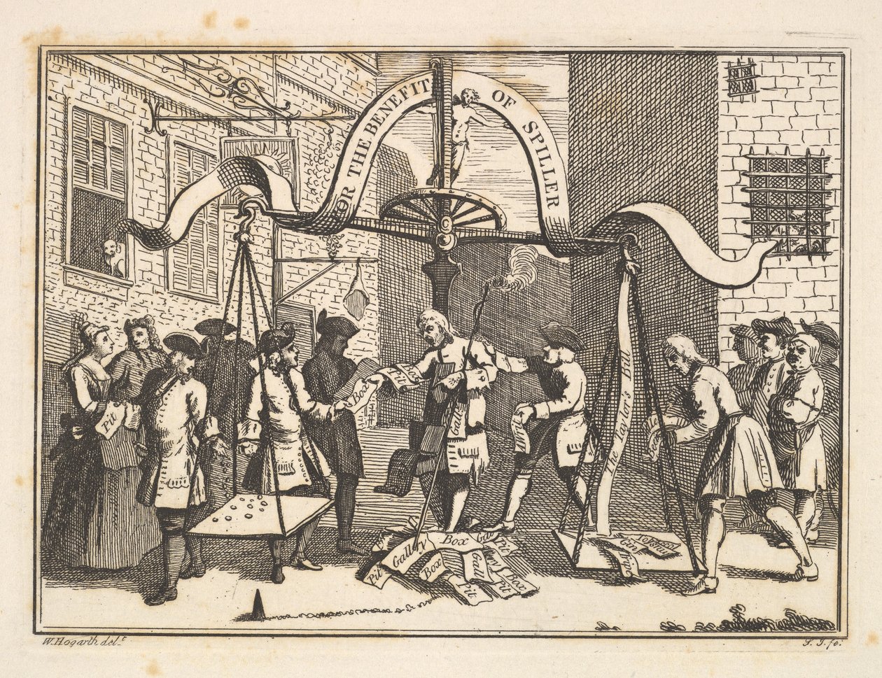 Bilet korzyści dla gracza, 1788. autorstwa Samuel Ireland