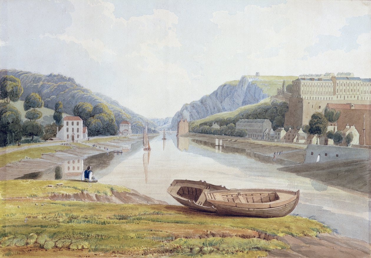 Zobacz Avon z Hotwells i Clifton, c.1825 autorstwa Samuel Jackson