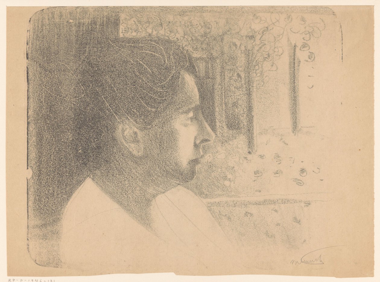 Betsie przy oknie autorstwa Samuel Jessurun de Mesquita (signed by artist)