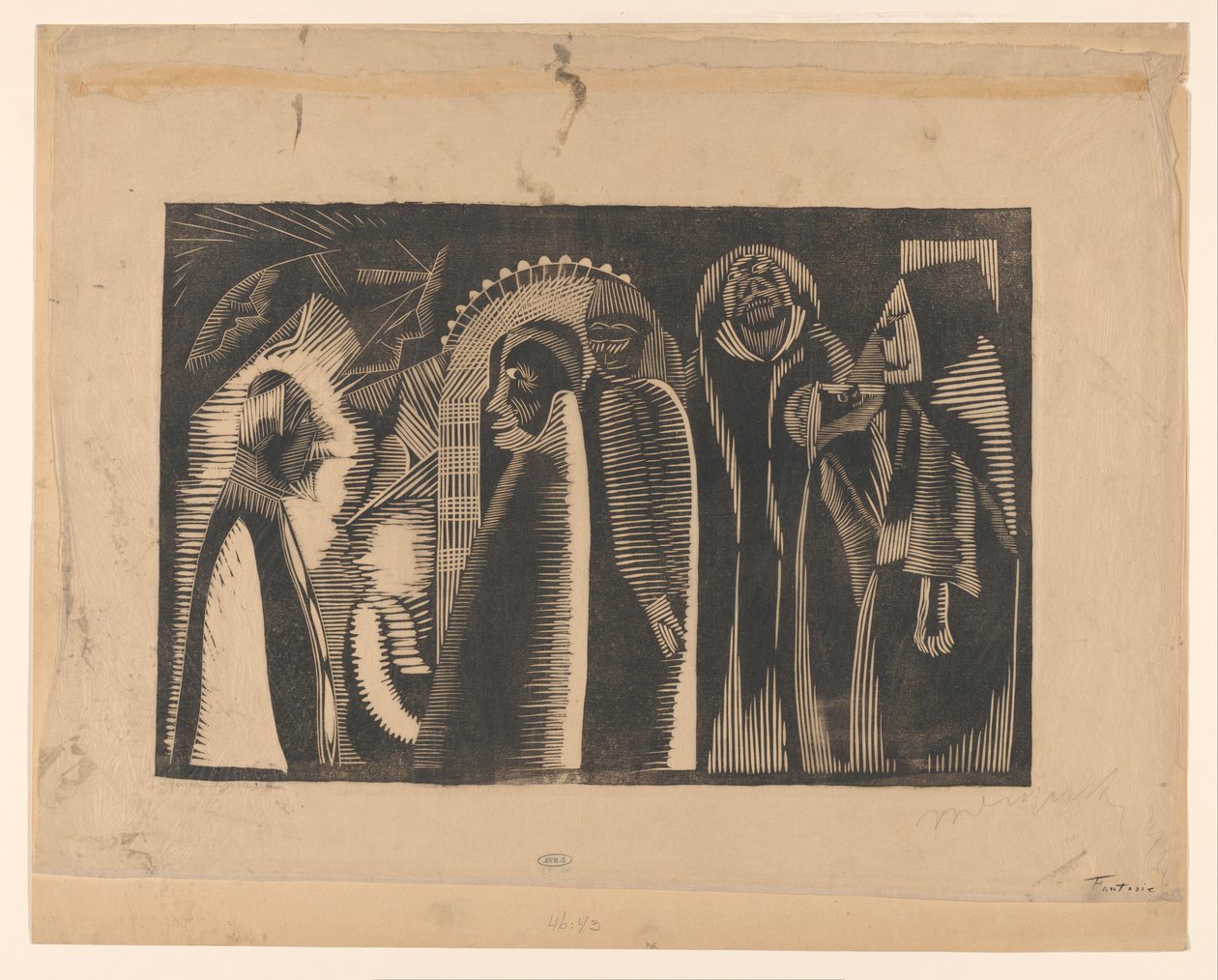 Fantazja (oryginalny tytuł na obiekcie) autorstwa Samuel Jessurun de Mesquita (signed by artist)